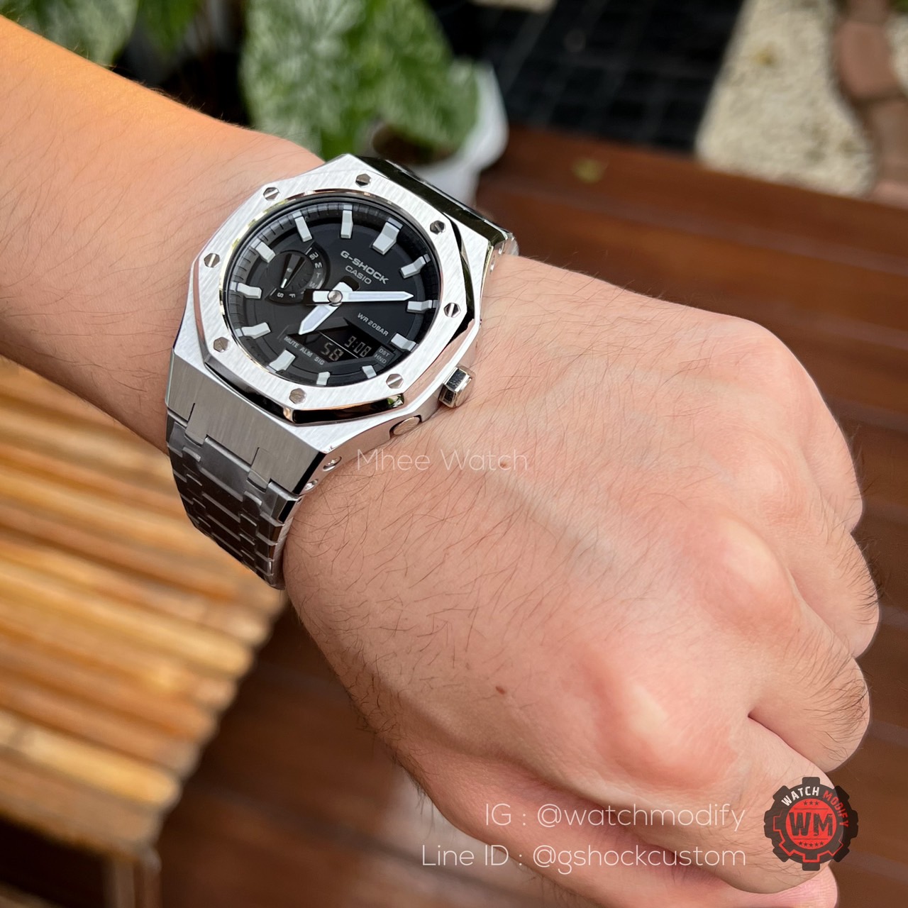 G-Shock Casioak AP Style Gen4 Silver Stainless