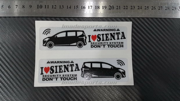 Sticker Japan Style แนว Security Warning