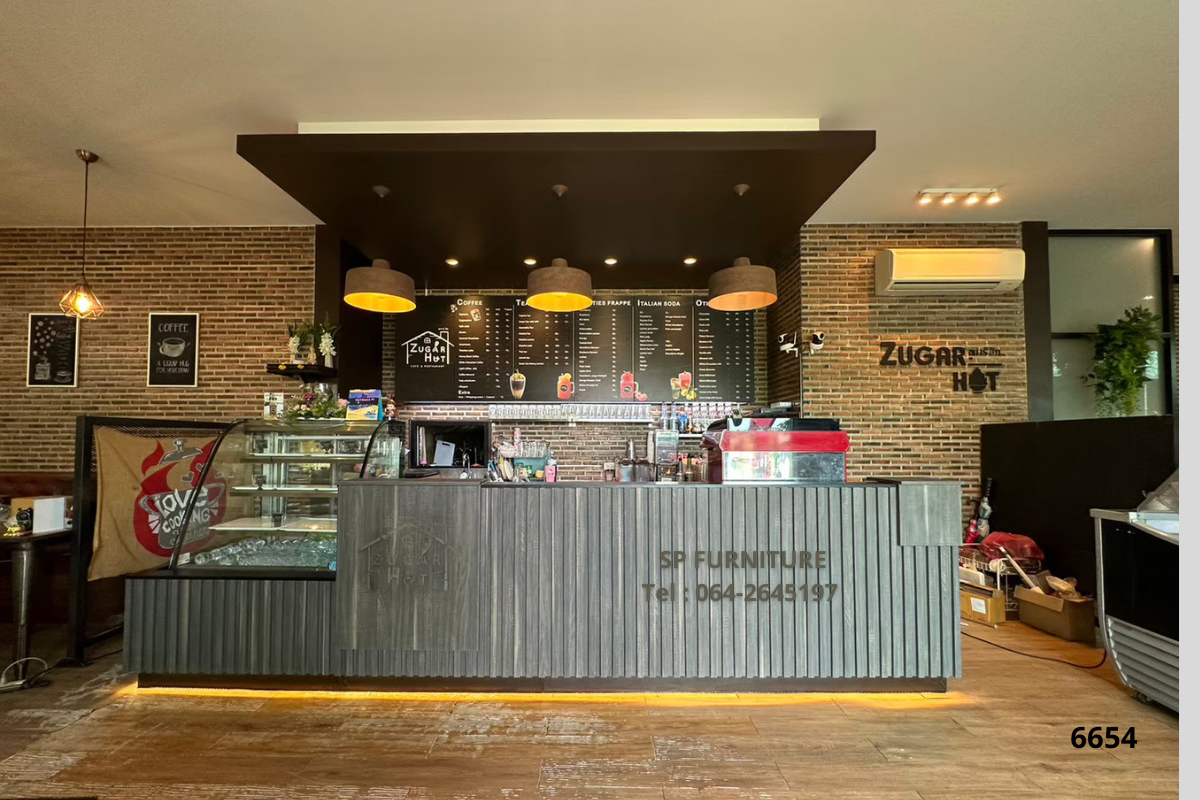 เคาน์เตอร์คาเฟ่ สไตล์ Sweet loft