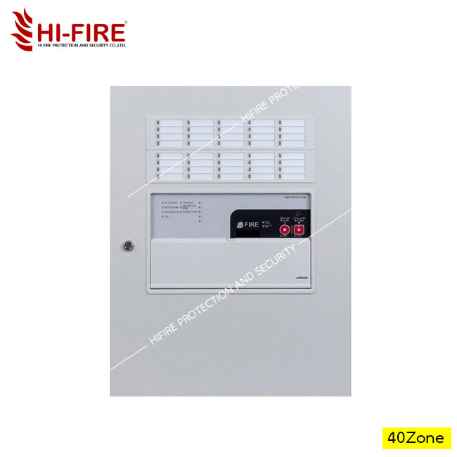 ตู้ควบคุมระบบแจ้งเตือนเหตุเพลิงไหม้ ขนาด 40 โซน รุ่น FAPN104N-B1-40L ยี่ห้อ NOHMI