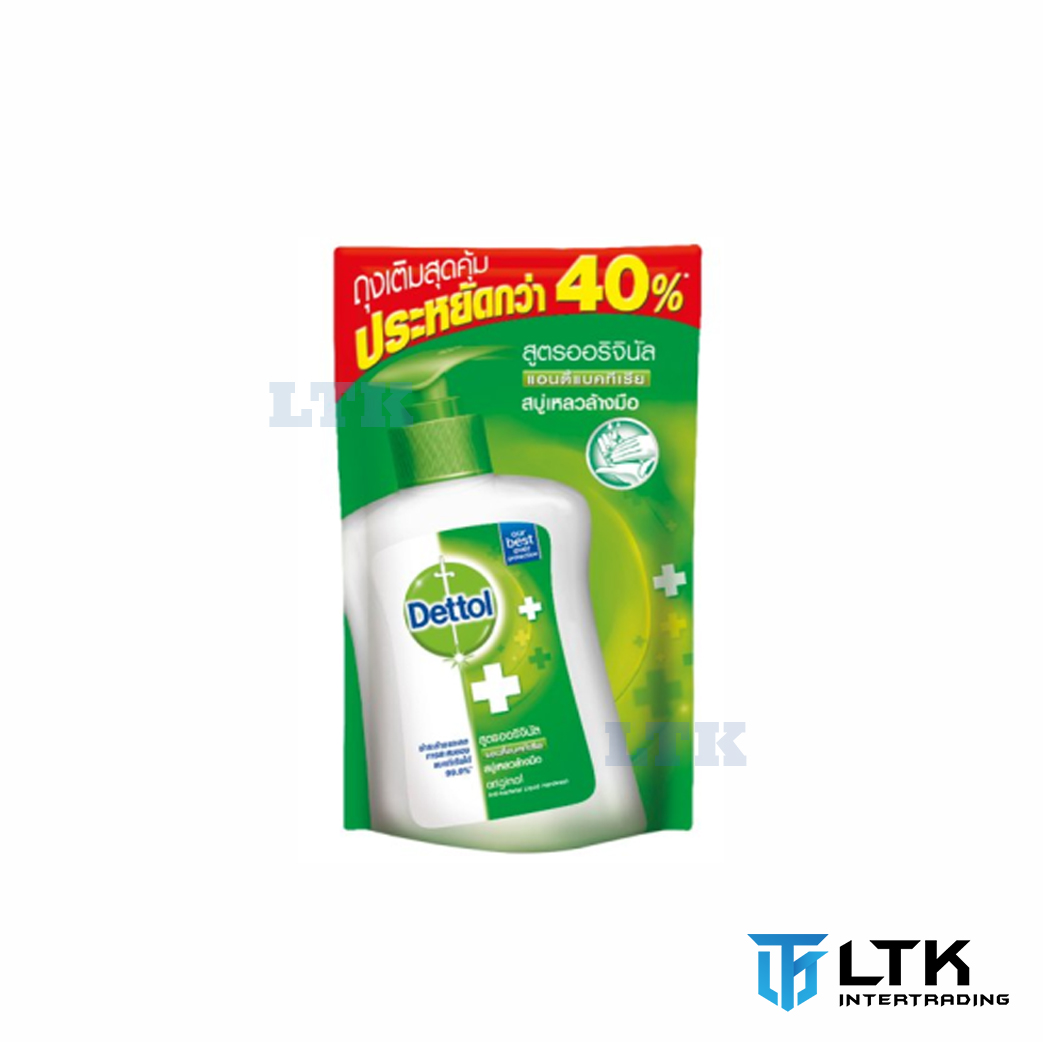 Dettol สบู่เหลวล้างมือฆ่าเชื้อโรค รุ่น Original ขนาด 200มล (Refill)