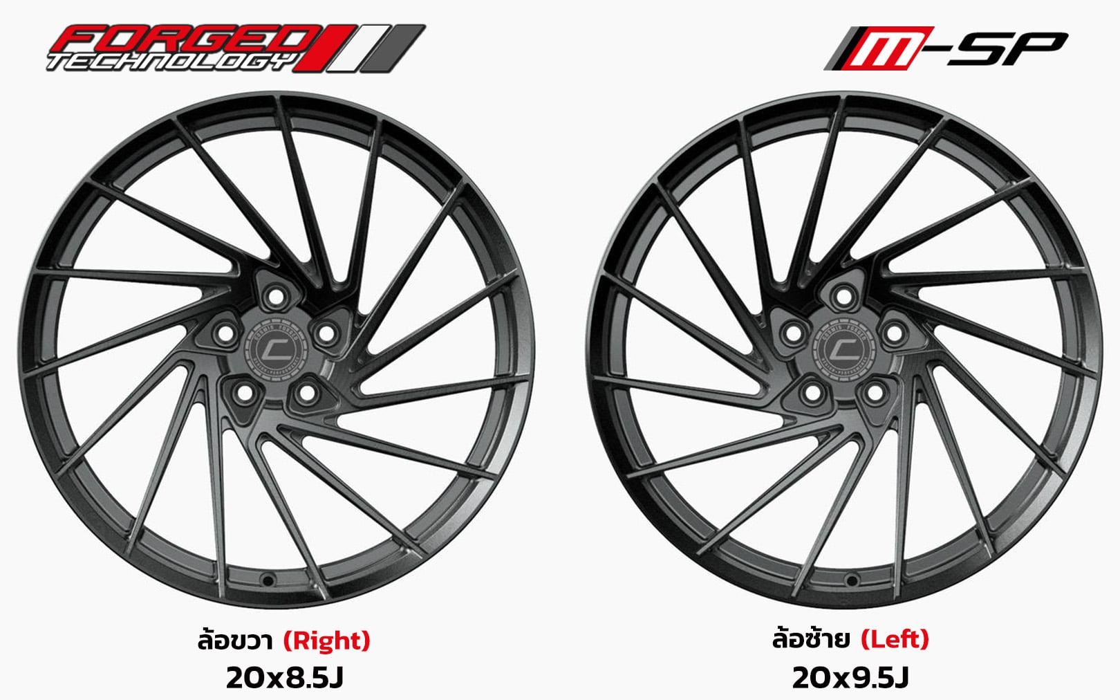 ล้อแม็กชุดสั่งทำพิเศษ / ผลิตด้วยเทคโนโลยีการผลิต Forged / Cosmis M-SP / ผลิตเฉพาะสำหรับรถของท่านเท่านั้น สั่งทำ 45-60 วัน