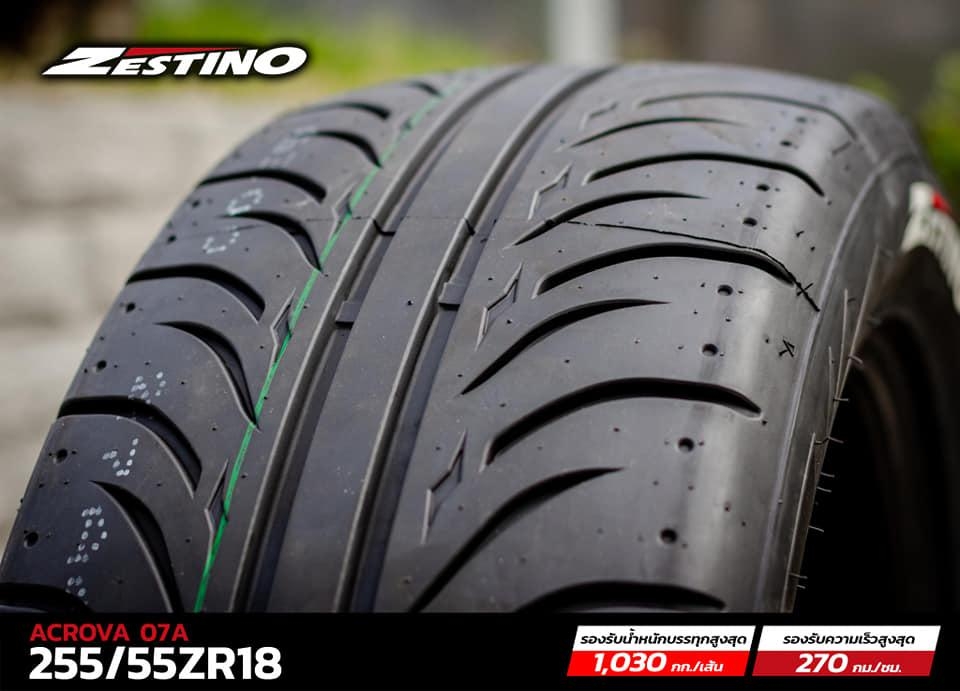ยาง zestino advance 07A (ราคาต่อเส้น)ยางสปอร์ต สายพันธุ์ญี่ปุ่น 205/45R17, 225/40R18, 235/40R18, 235/45R18, 245/40R18, 255/55R18, 265/40r18, 285/35R18