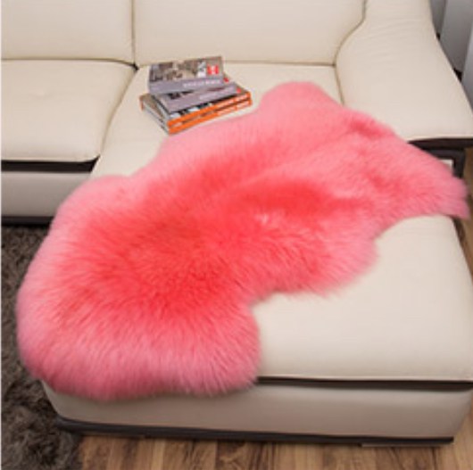 CT042F004 UTSUKUSHI พรม พรมปูพื้น พรมปูพื้นห้องนอน พรมขนนุ่ม พรมขนมิ้งค์ ปูพื้น รองนั่ง เพิ่มความหรูหราให้กับห้องนอน