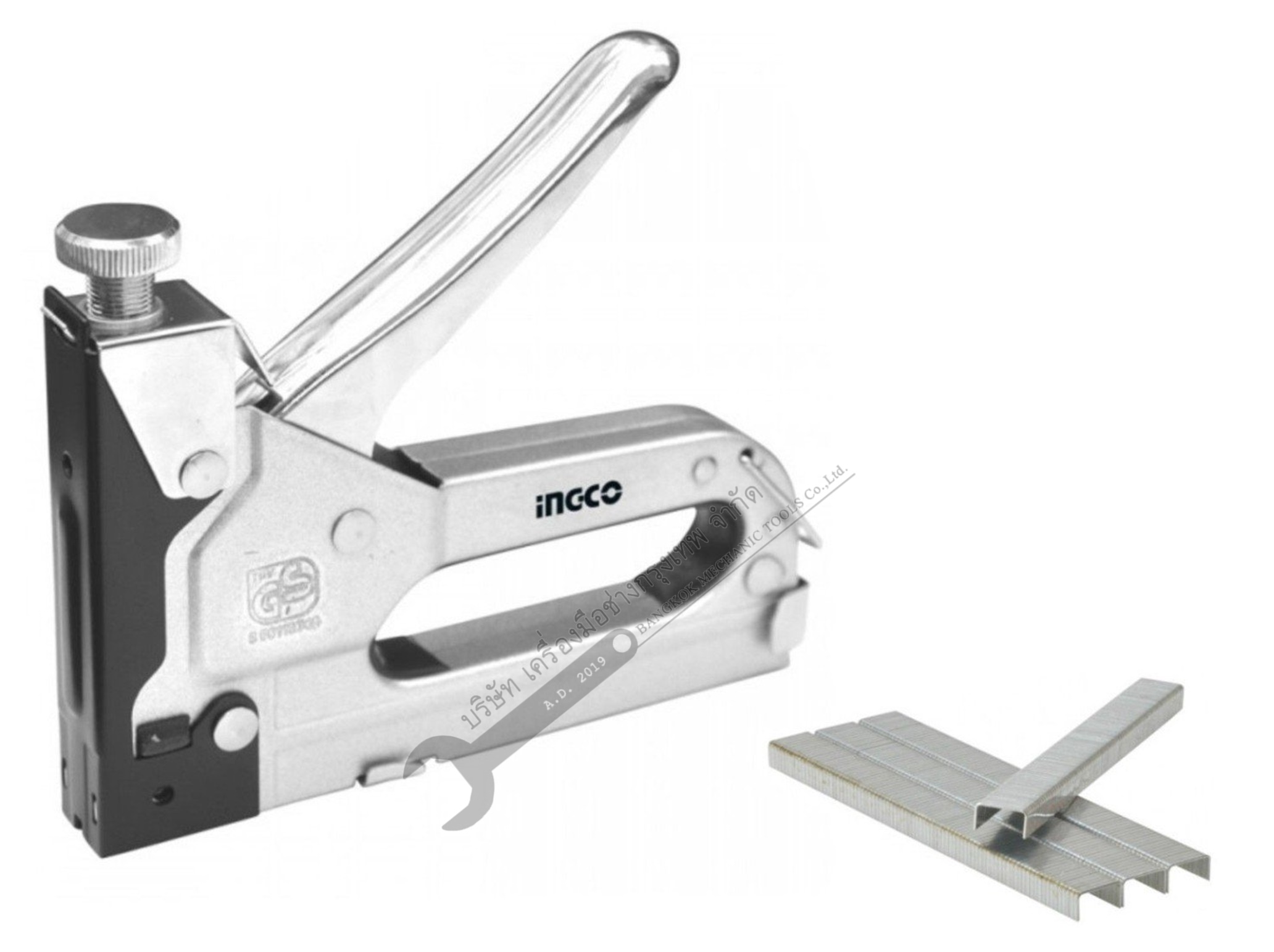 INGCO ปืนยิงแม็กแบบมือถือ เครื่องยิงแม็ก แม็กบอร์ด แม็กบอด รุ่นHSG1403