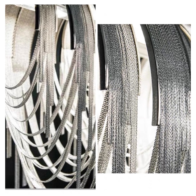 CT119A047 SOTMIA #แชนเดอเรีย CHANDELIER แชนเดอเรียพู่ Tassel chandelier โคมไฟ led โคมไฟโมเดิล โคมไฟระย้าเพดาน