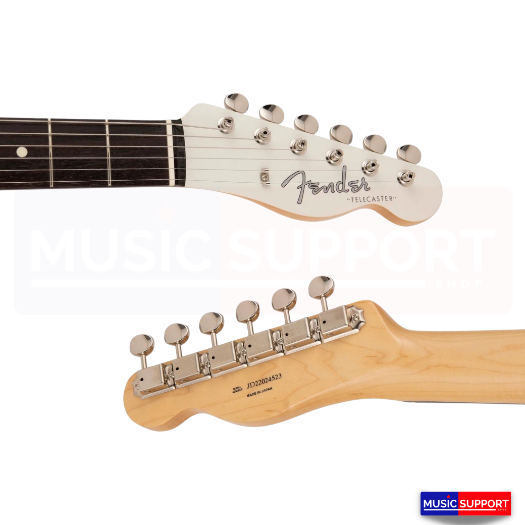 กีตาร์ไฟฟ้า FENDER 2023 COLLECTION, MADE IN JAPAN TRADITIONAL 60S TELECASTER, OLYMPIC WHITE WITH BLUE COMPETITION STRIPE