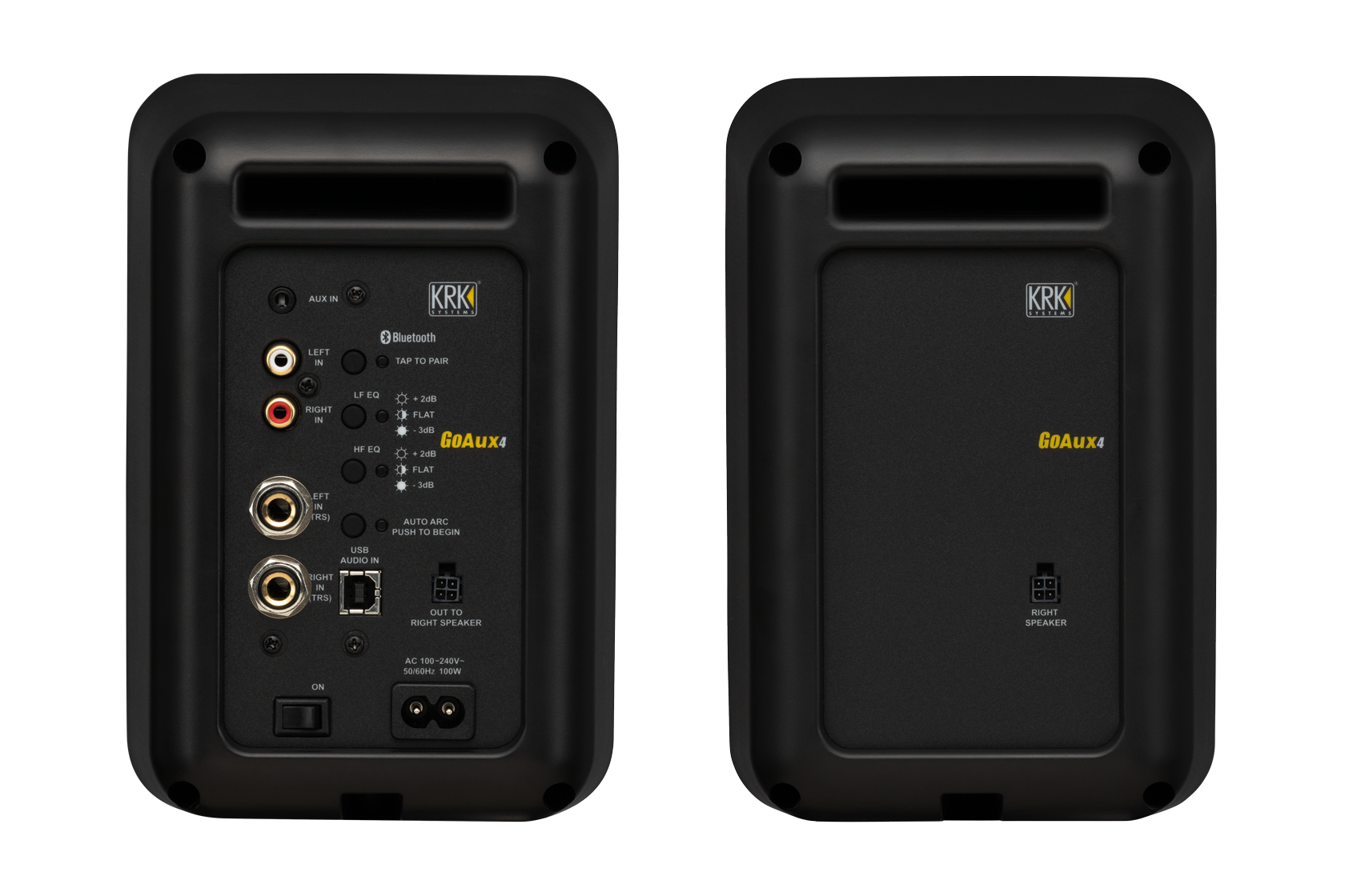 KRK GoAux 4 Inch Portable Studio Monitor System Pair