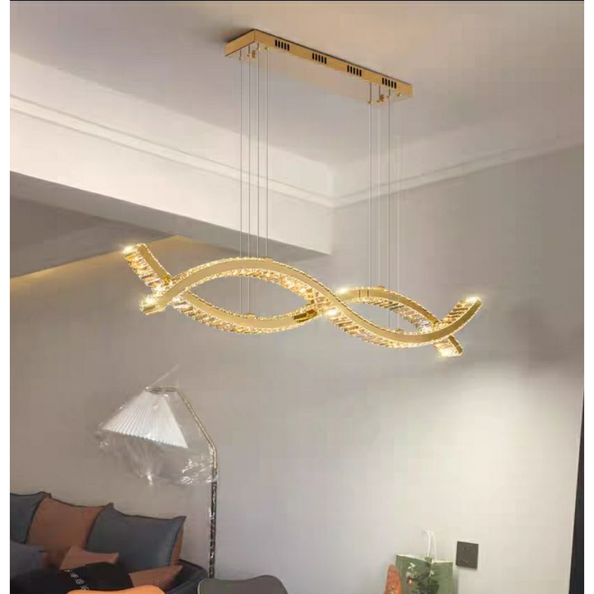 CT181A139 SOTMIA โคมไฟระย้าโต๊ะอาหาร โคมไฟระย้า โคมไฟคริสตัล โคมไฟห้องรับประทานอาหาร โคมไฟบาร์