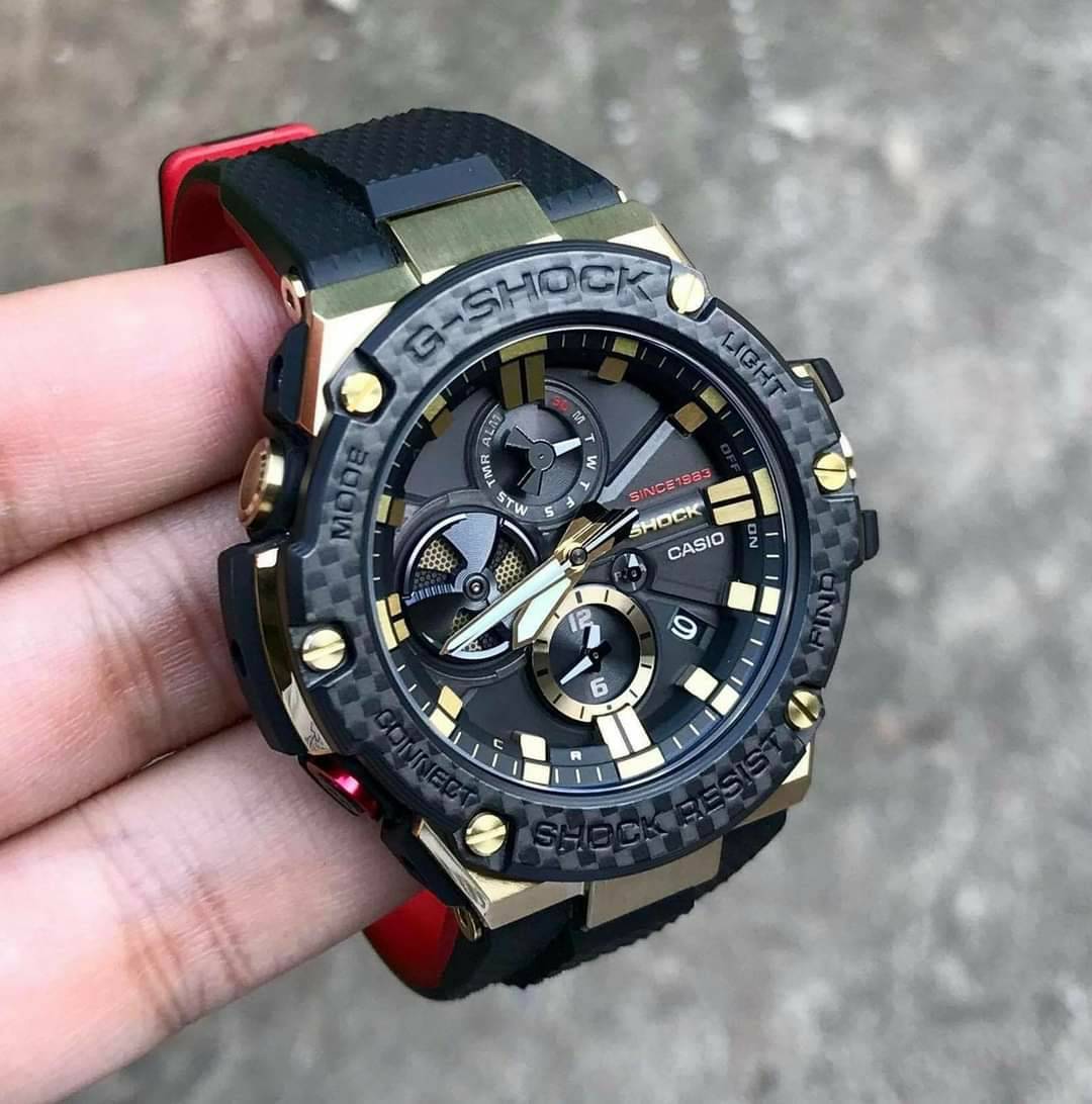 นาฬิกา G-Shock Limited G-Steel Gold Tornado รุ่น GST-B100TFB-1 ของแท้ ประกันศูนย์ CMG (RARE ITEM)