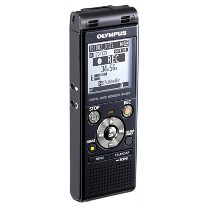 เครื่องบันทึกเสียง olympus รุ่น WS-853 (business-education) (charge) ความจุ 8GB ขนาด 111.5 mm × 39 mm × 18 mm