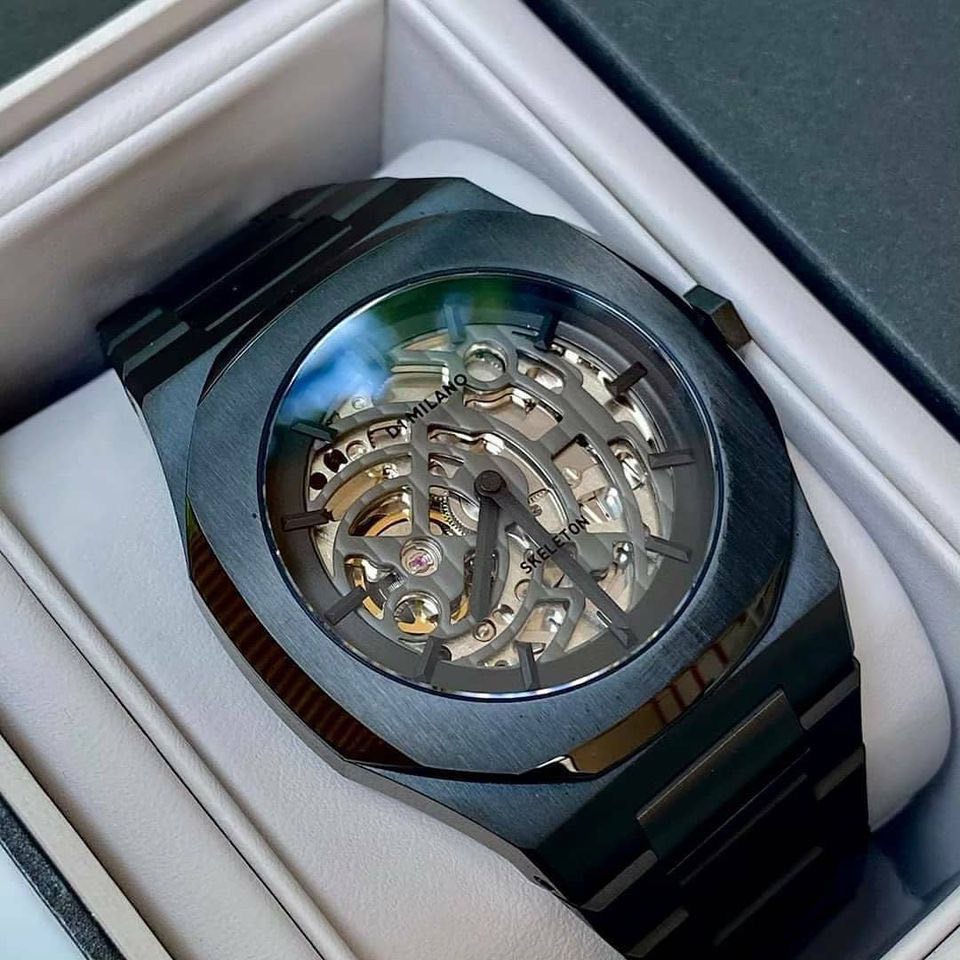 D1 milano Skeleton Automatic รุ่นTop Black Edition ราคาพิเศษถูกกว่าShop