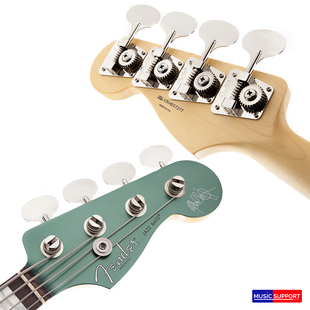 เบสไฟฟ้า Fender Adam Clayton Jazz Bass®RW Sherwood Green Metallic