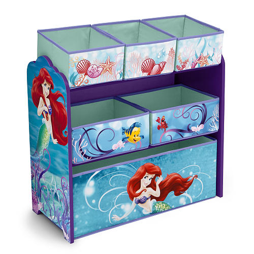 Disney Little Mermaid Multi Bin Toy Organizer