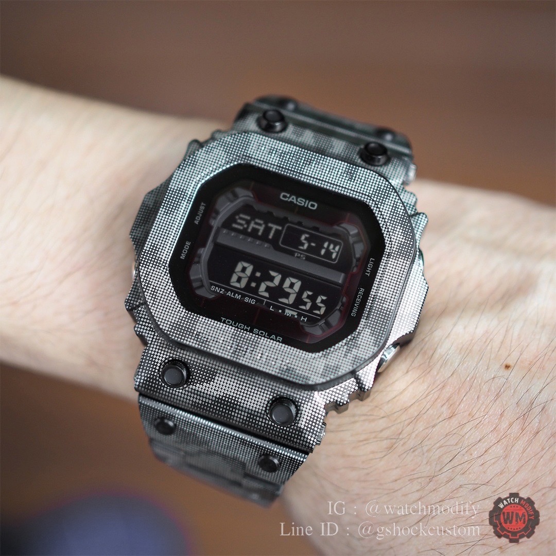 G-Shock Custom GX-56 Camo Steel
