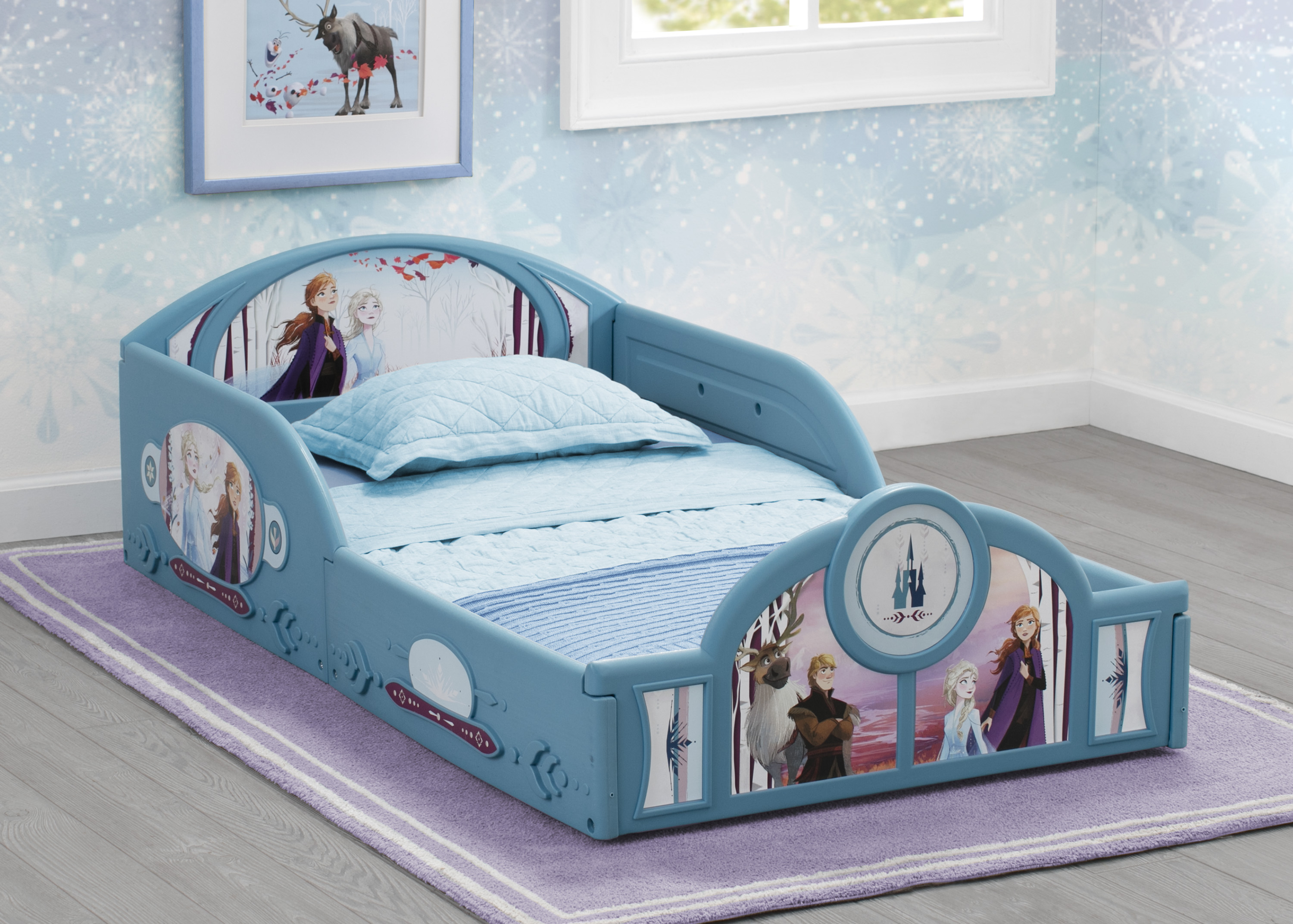 Delta Children Disney Frozen II Plastic Sleep and Play Toddler
