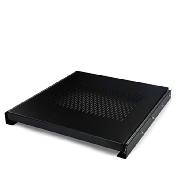 19" GERMANY G7-03045B Slide Component Shelf Deep 48 cm For Rack 60 cm., Black Color