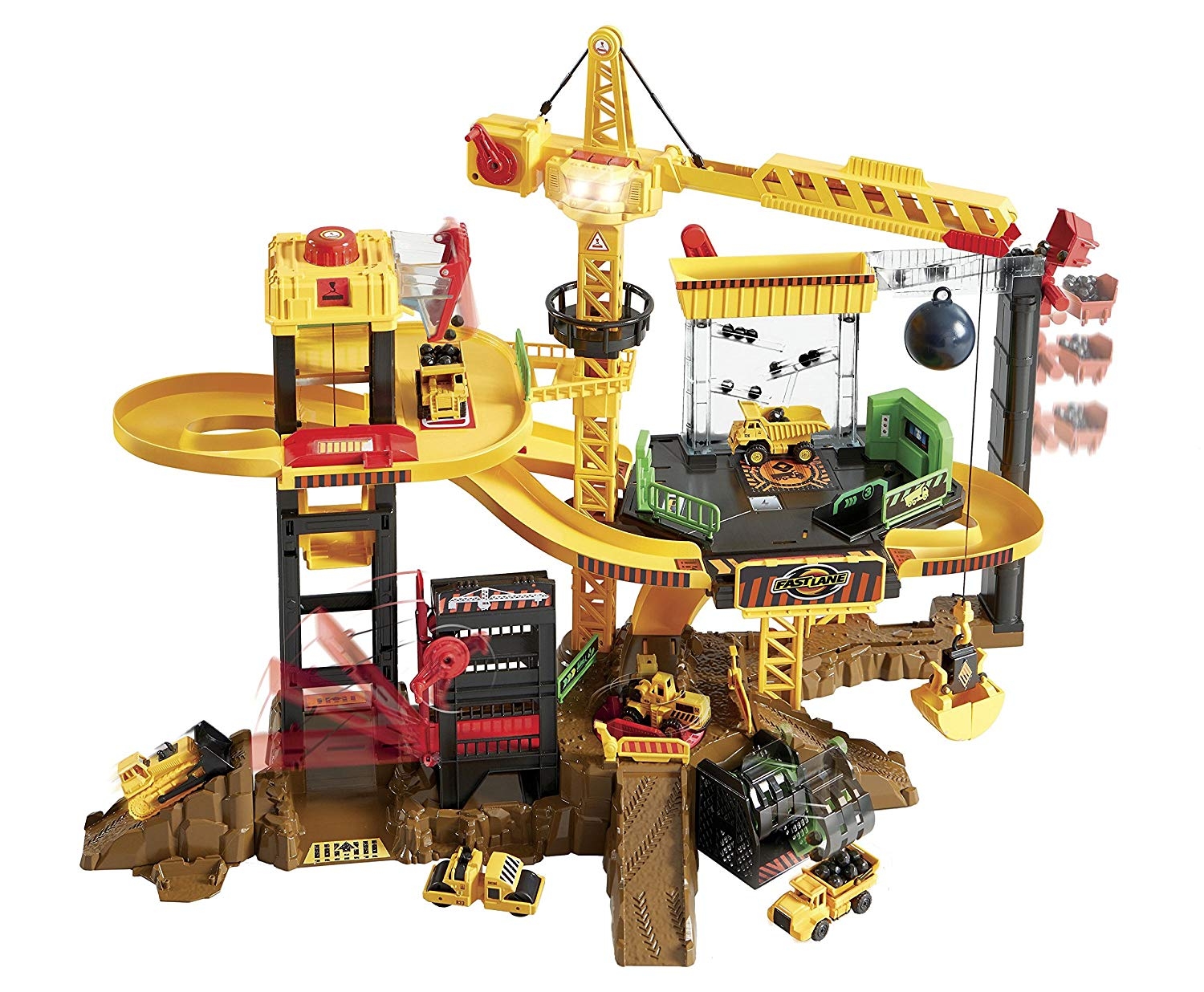 Fast Lane Construction Site Playset เซตก่อสร้าง