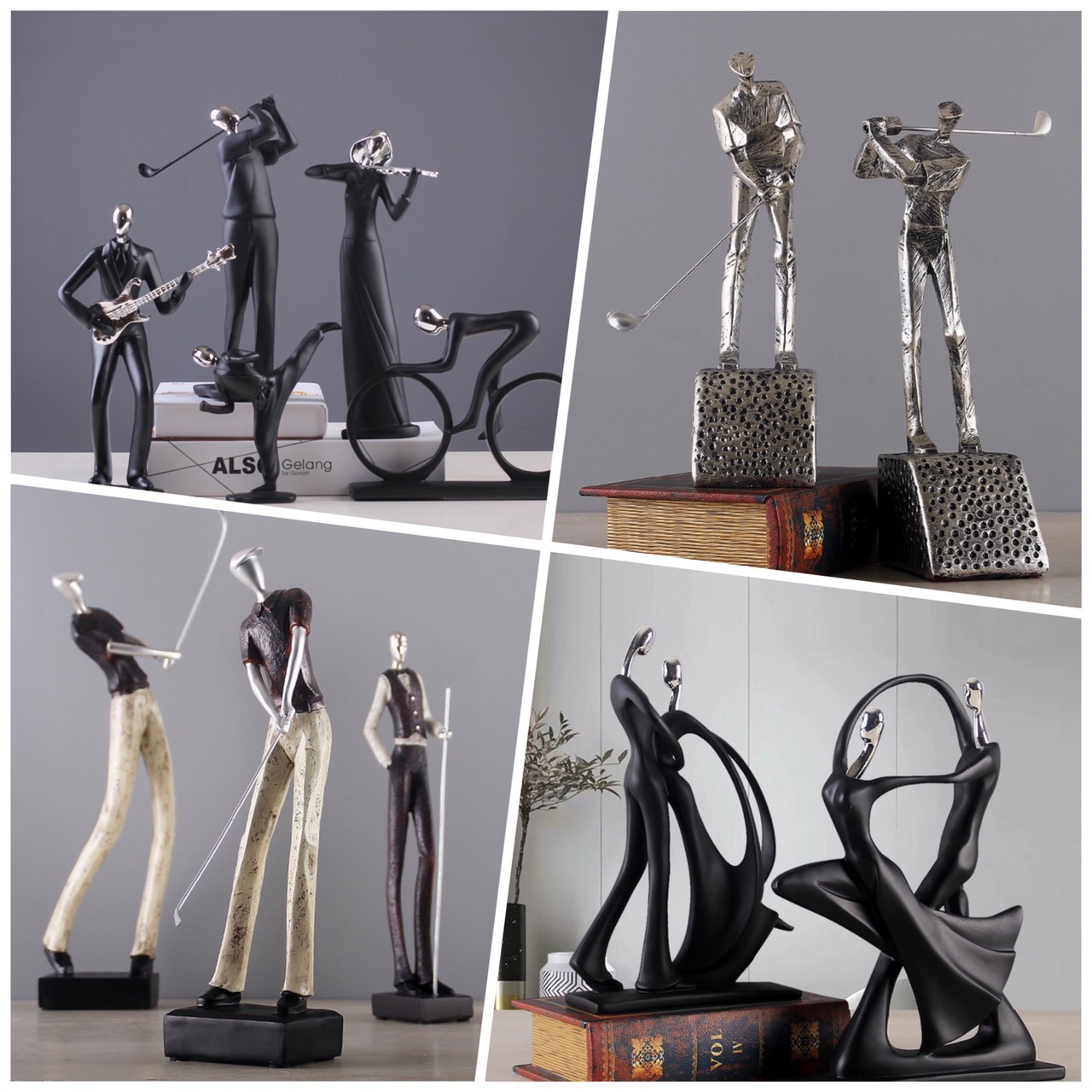 C1013B012 FAMITOSS ของแต่งห้อง ของตั้งโชว์ ของตั้งโต๊ะ ของขวัญ นัก กอล์ฟ สนุกเกอร์ นักกีฬา นักเต้น