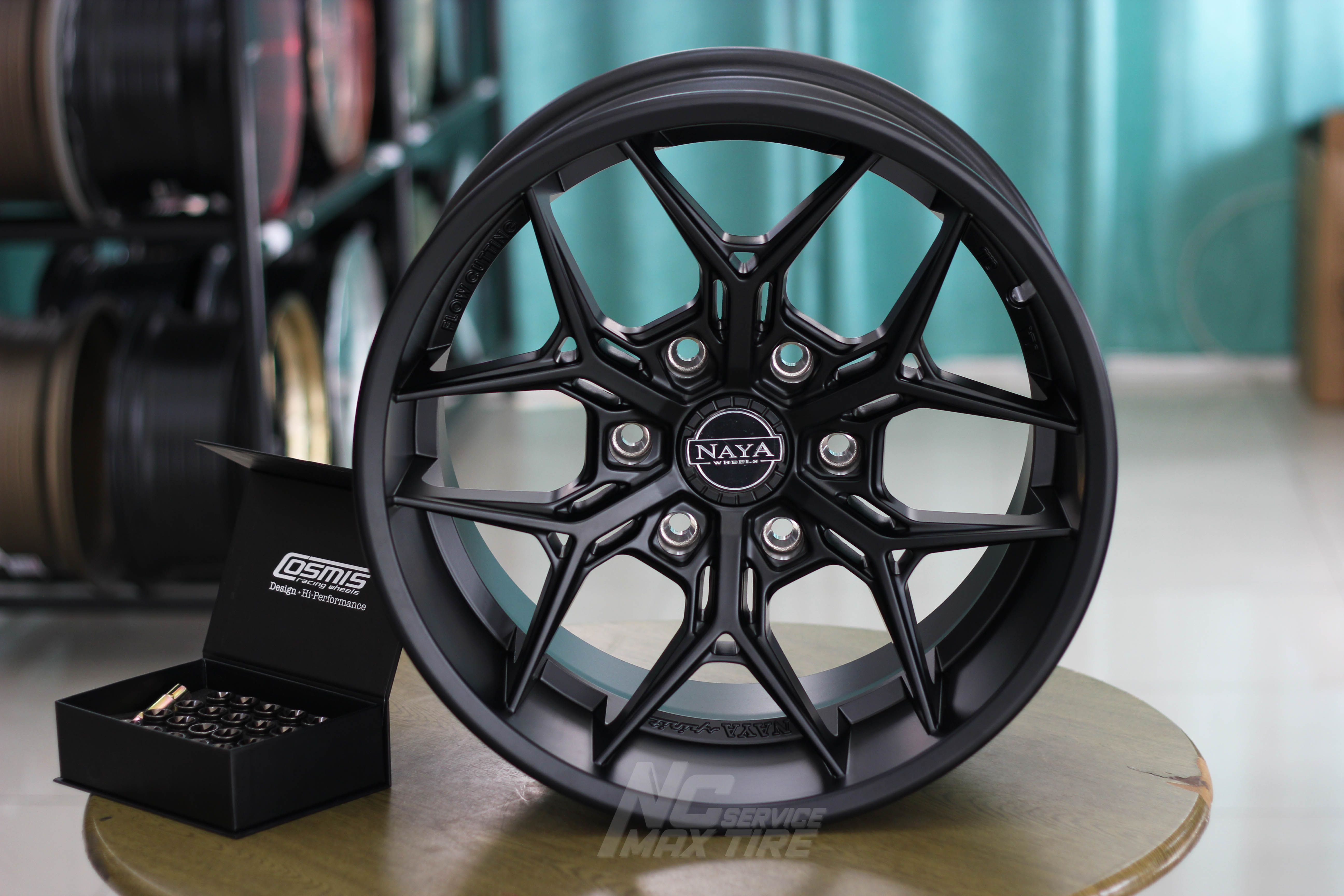 ล้อแม็กขอบ18 / Naya Alpha-T6 / ดำด้าน / 18x9.5 6H139.7 ET28.5