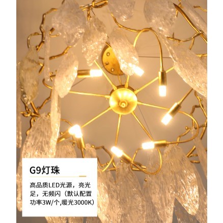 CT200A193 SOTMIA Chandelier crystal lamp โคมไฟ โคมไฟระย้าโต๊ะทานข้าว Chandelier แชนเดอเรียยาว Lamp