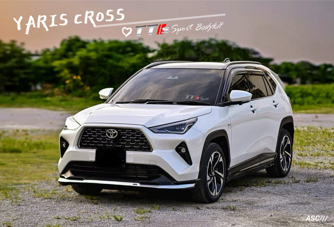 ชุดแต่ง Yaris Cross TTS Sport - สเกิร์ตรอบคัน yaris cross 2023 2024 2025, ของแต่ง yaris cross 2023, Toyota Yaris Cross, yaris cross แต่งสวย ราคาไม่แรง