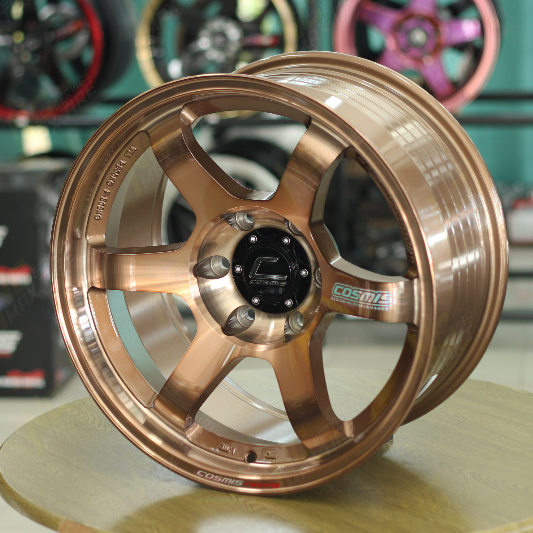 ล้อแม็กขอบ18 / Cosmis RG-06S / 18x9.0 6H139.7 ET0 / สีคอปเปอร์