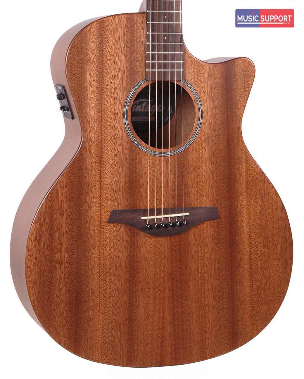 กีต้าร์โปร่งไฟฟ้า Vintage VE900MH Sweetwater Electro-Acoustic