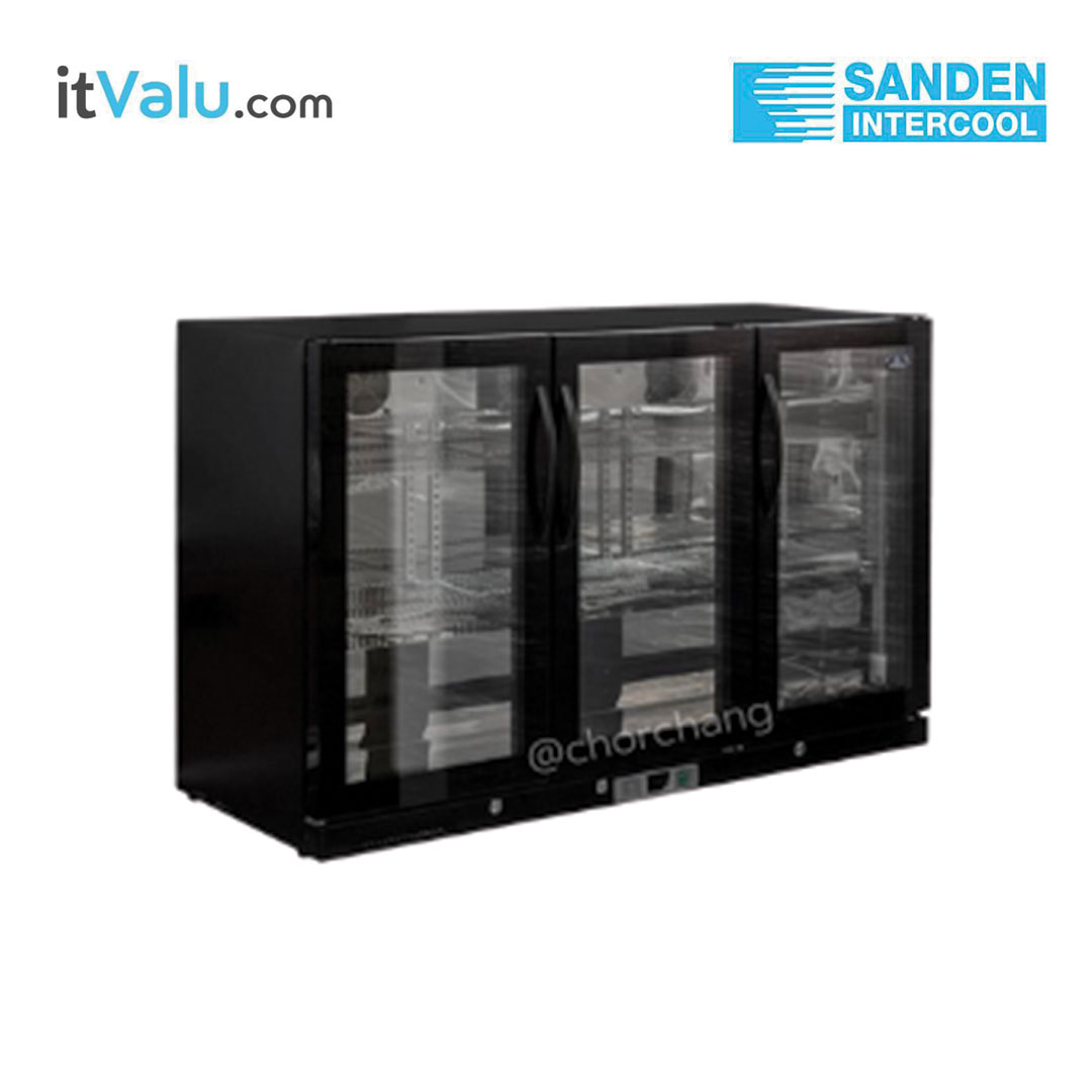 ตู้แช่เย็น SANDEN 3 ประตู BACK BAR รุ่น SBB-0325 ความจุ ขนาด 11.3 คิว / 320 ลิตร ขนาด 134x55.5x84 cm. รับประกันความเย็น 1 ปี รับประกันคอมเพรสเซอร์ 5 ปี