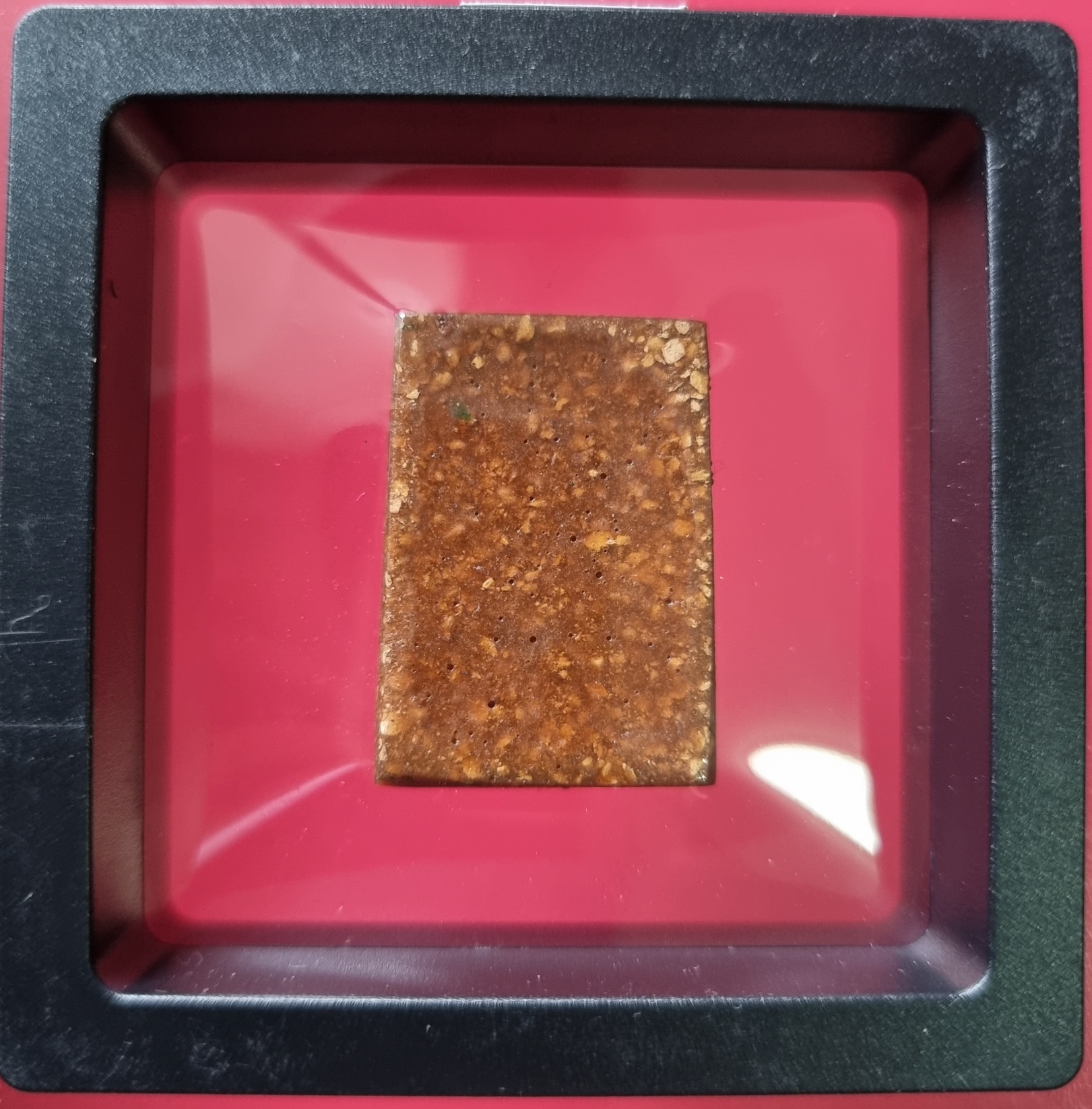 หลวงพ่อโสธร เนื้อกระเบื้องหลังคาโบสถ์ พิมพ์สี่เหลี่ยม