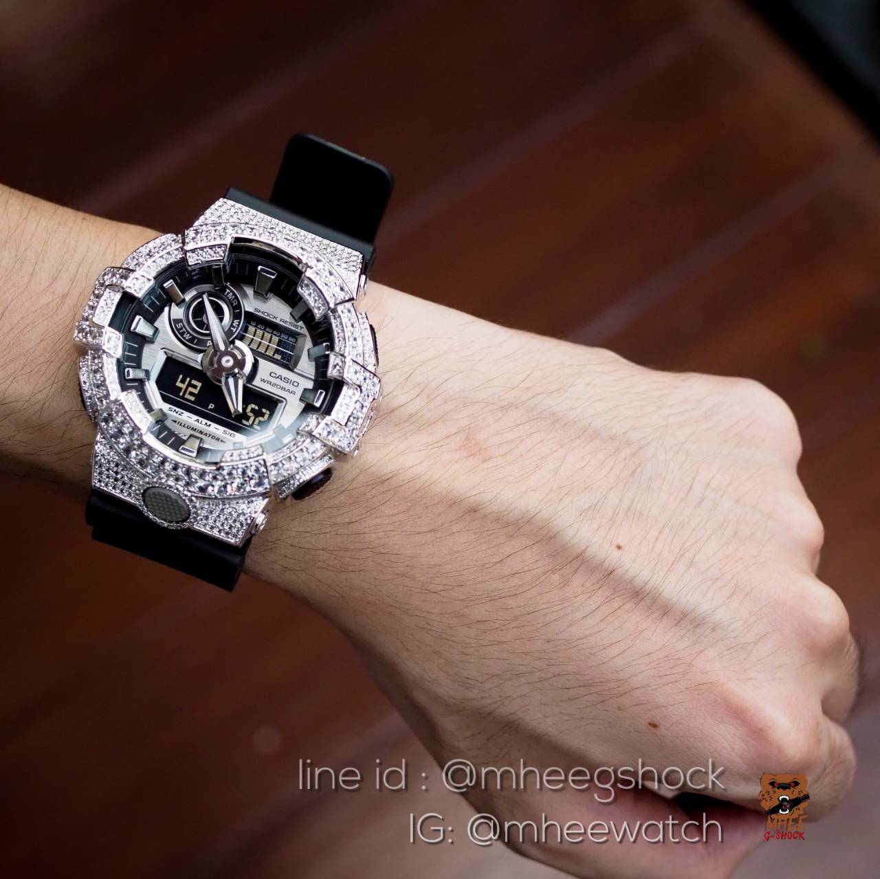 G-Shock Bling Silver รุ่น GA-710