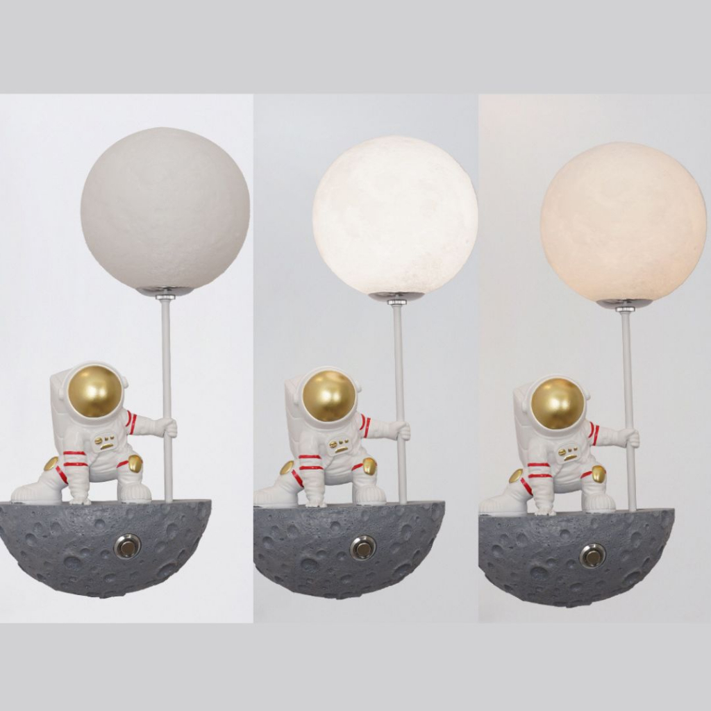 CT169A115 SOTMIA โคมไฟติดผนัง ไฟอวกาศ ไฟมนุษย์อวกาศ โคมไฟติดหัวนอน โคมไฟแต่งห้องเด็ก โคมไฟ