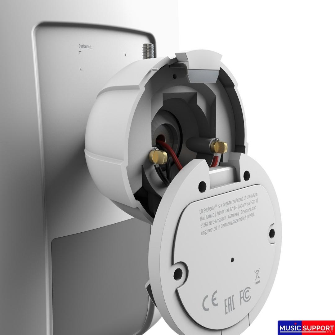 LD Systems DQOR 5T W สีขาว ตู้ลำโพงกันน้ำ 2ทาง 5นิ้ว 140 วัตต์ 70V-100V (คู่)