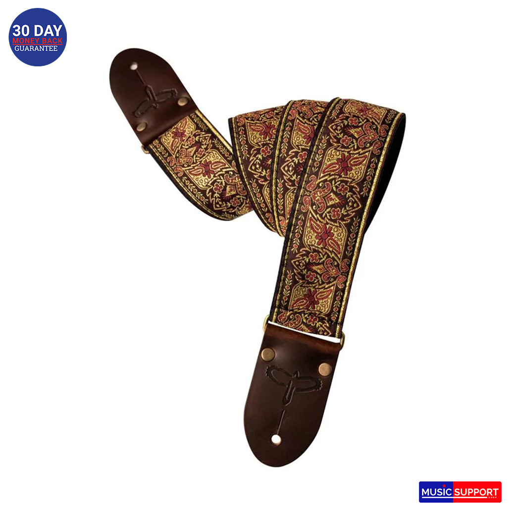 สายสะพายกีตาร์ PRS GUITAR STRAP 2 RETRO DLX JACQ-BURGANDY