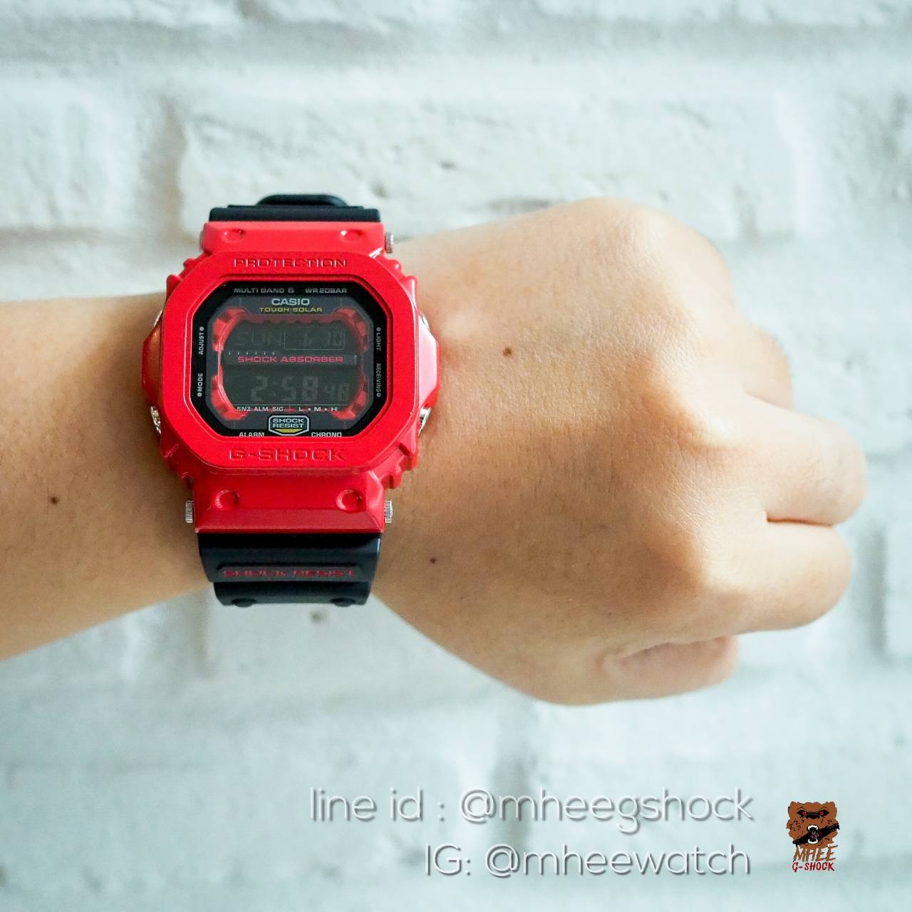 G-Shock Custom GXW-56 ยักษ์ดำแดง Red Metal