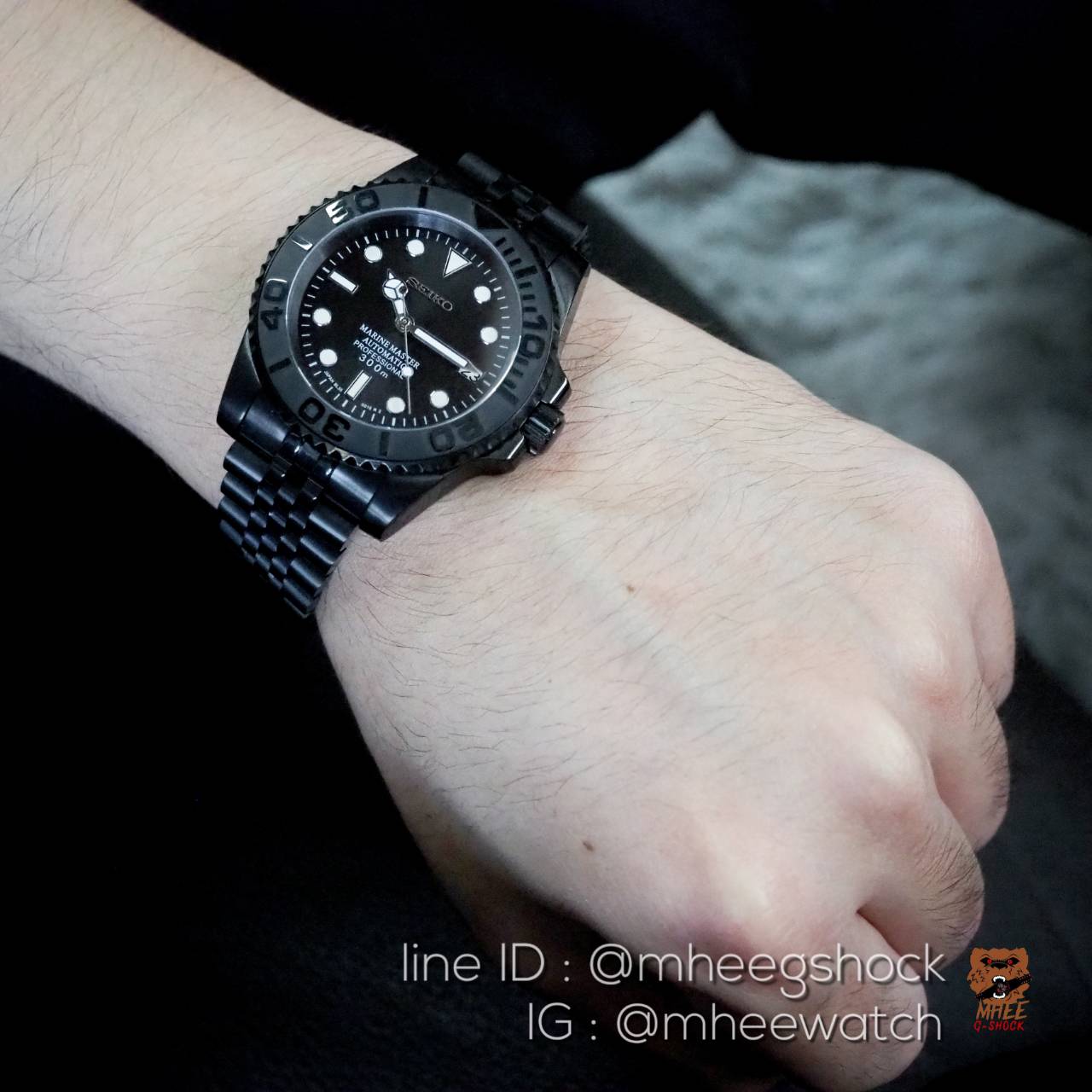 Seiko Modify DLC Black Edition