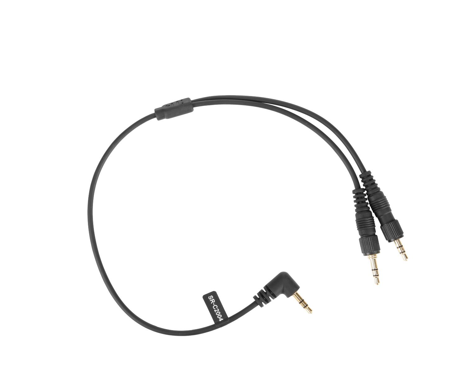 Saramonic SR-C2004 สายอะแดปเตอร์แปลง 3.5 มม.TRS ไป 3.5 มม.TRS หัวคู่ พร้อมตัวล็อค