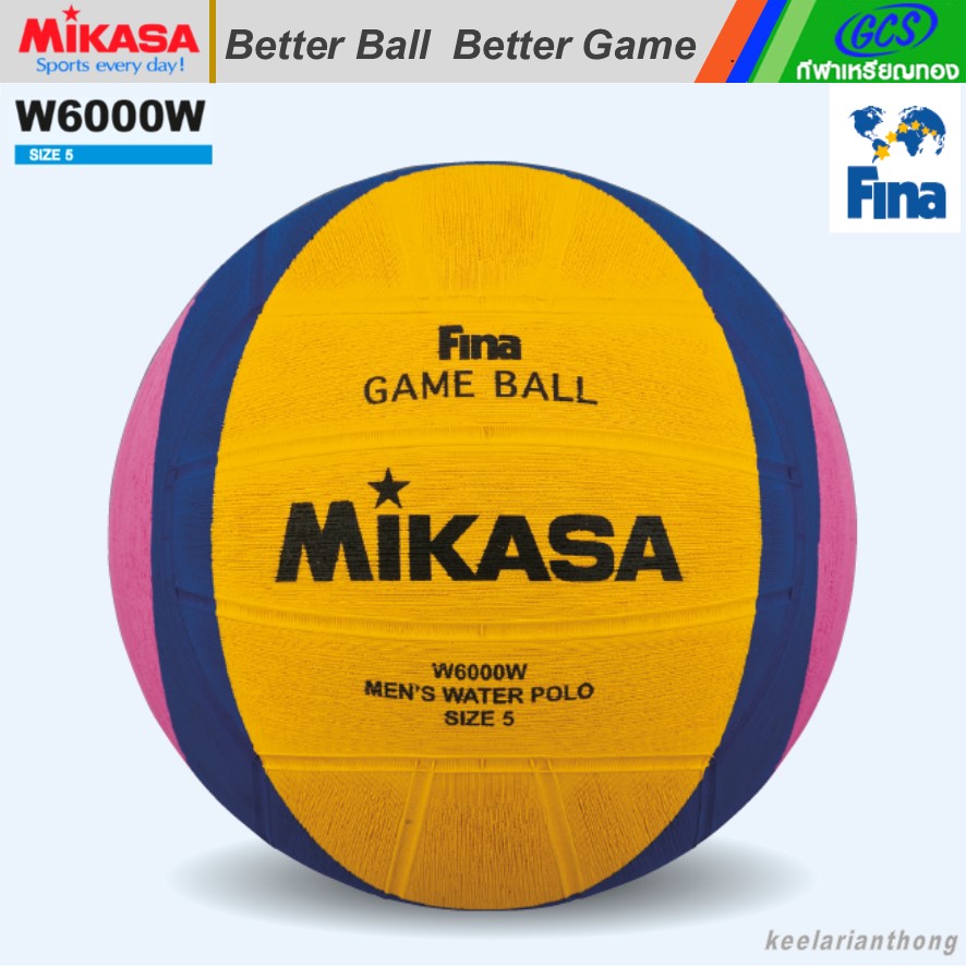MIKASA W6000W โปโลน้ำ มิกาซ่า เบอร์ 5