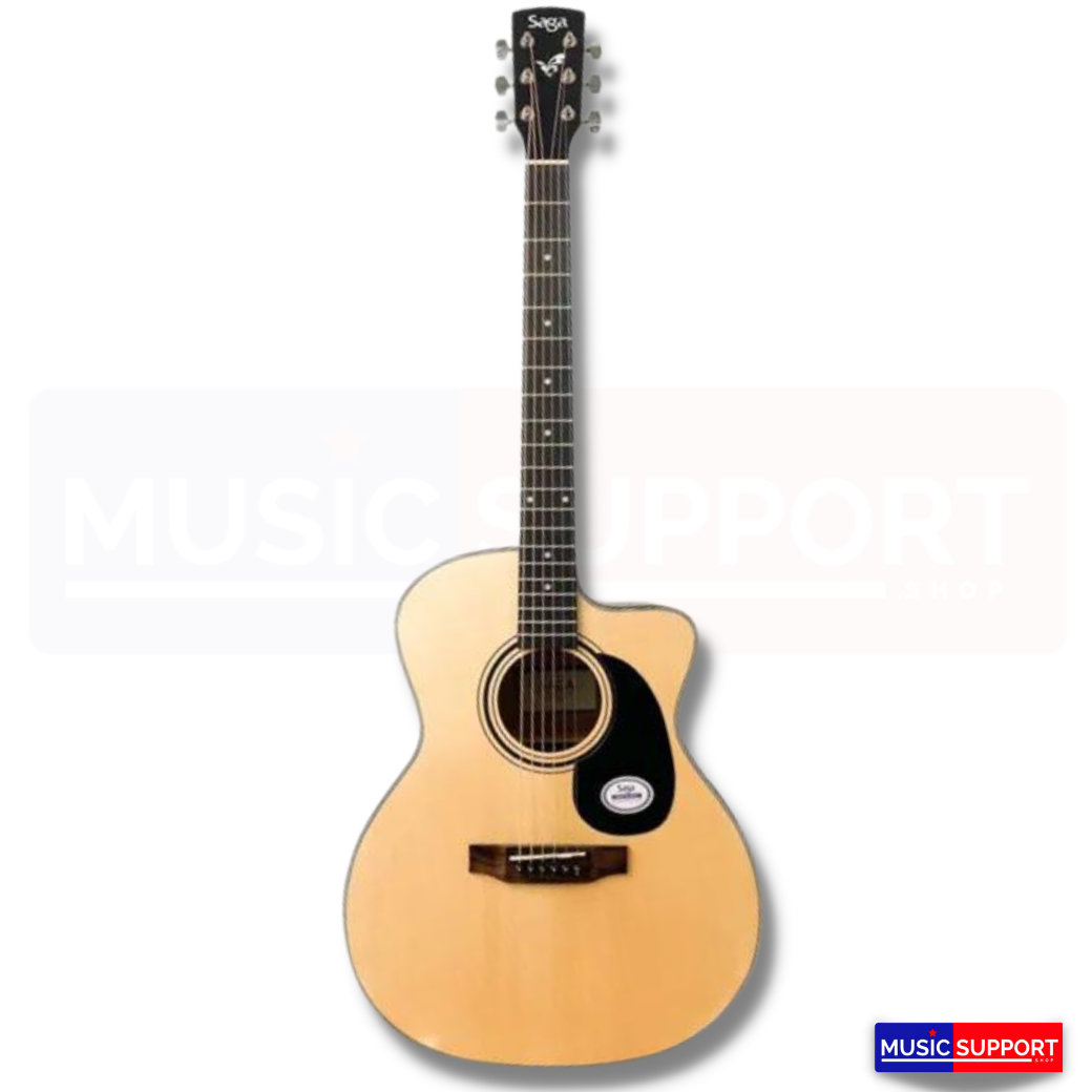 SAGA SF600GC + BAG กีตาร์โปร่ง สีไม้