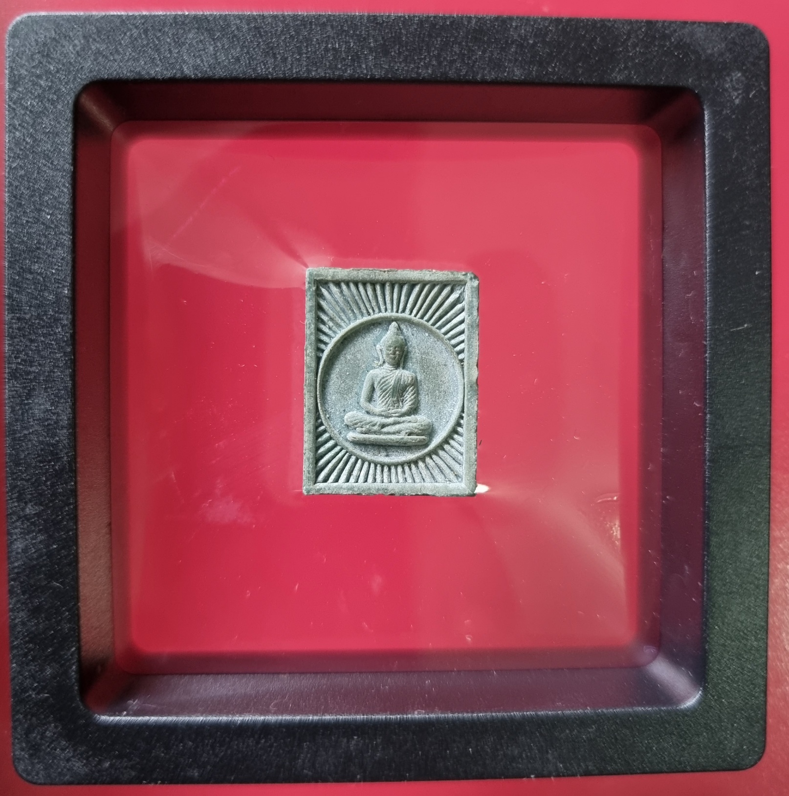 สมเด็จพระธรรมกาย" ปี2541 รุ่น"ลาภผลพูลทวี ฝัง เหล็กไหล ตาน้ำ 3เม็ด วัด หลวงพ่อสด