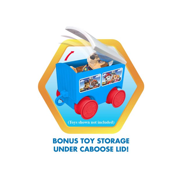 Paw Patrol 6-Volt Powered Train with Tracks and Caboose รถแบตเตอรี่ พาว พาโทรล 6V พร้อมราง