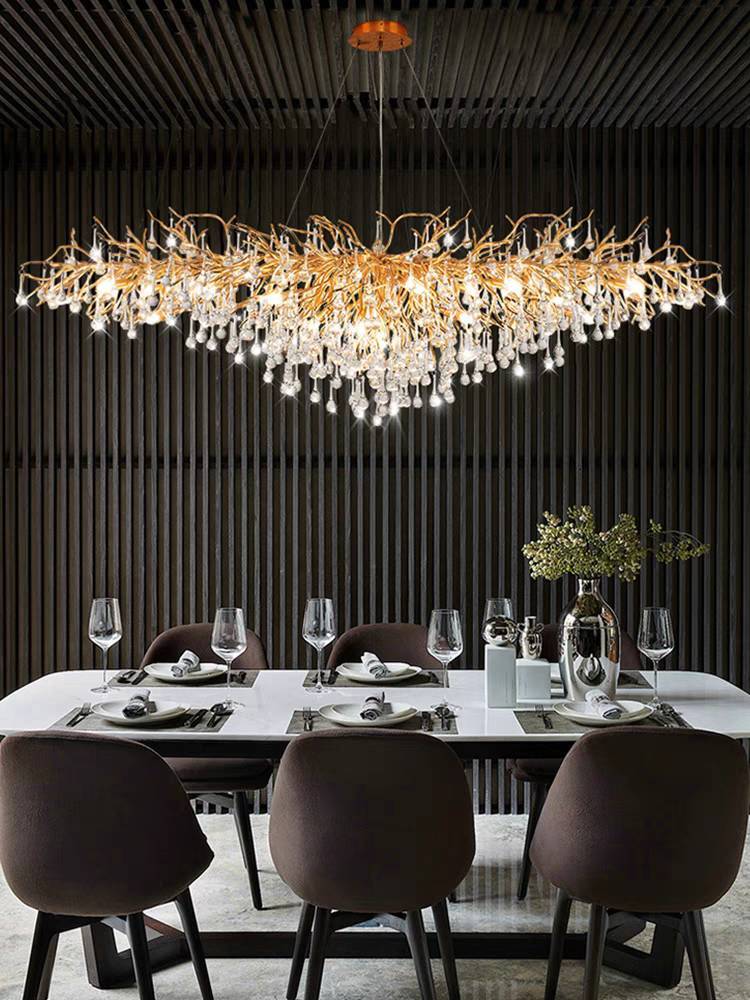 CT207A231 SOTMIA chandelier โคมระย้า โคมโต๊ะทานอาหาร แชนเดอเรีย Lamp ไฟยาว สไตล์ฝรั่งเศส