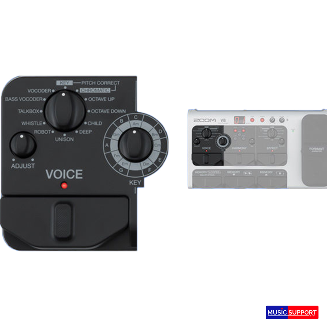 Zoom V6 Vocal Processor เอฟเฟคร้องเพลง
