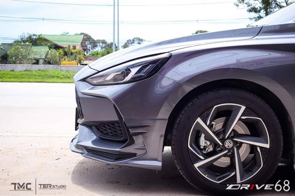 ชุดแต่ง MG5 2022 2021 Drive68 แต่งสวย , mg5 แต่งสวย, สเกิร์ตรอบคัน MG5, ของแต่ง MG5 2021