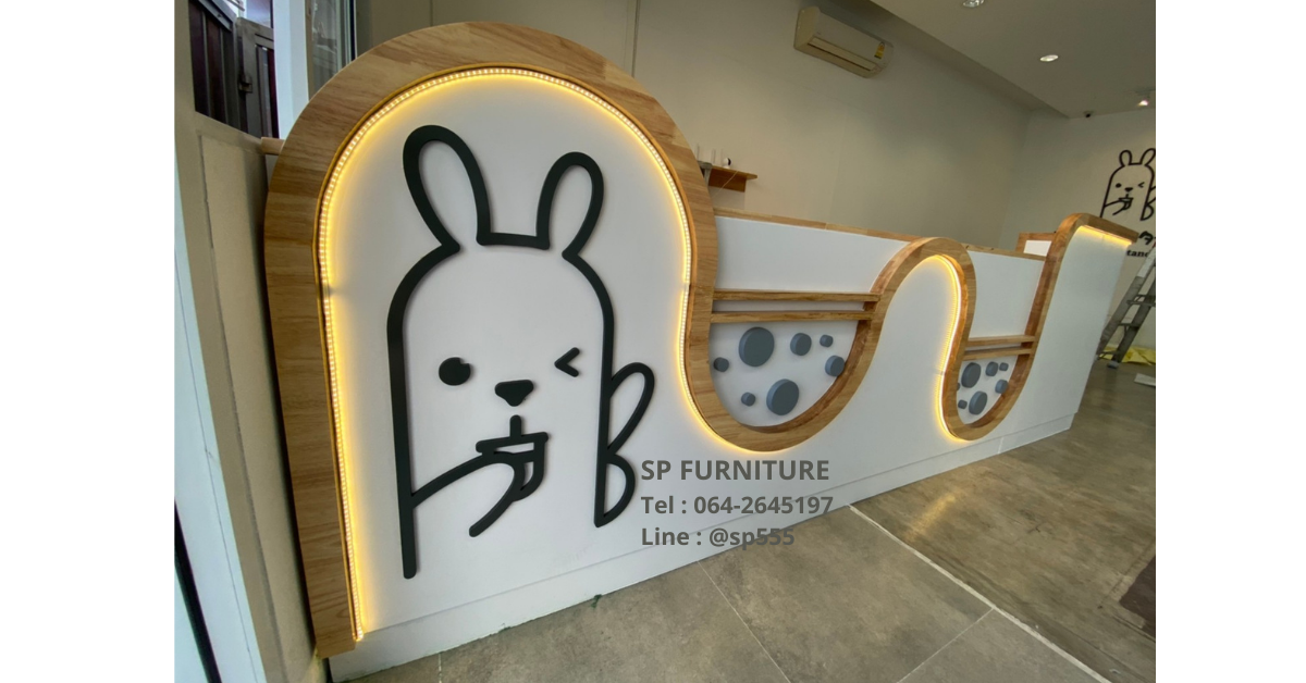 เคาน์เตอร์บาร์ร้านชา Kita Tea Stand
