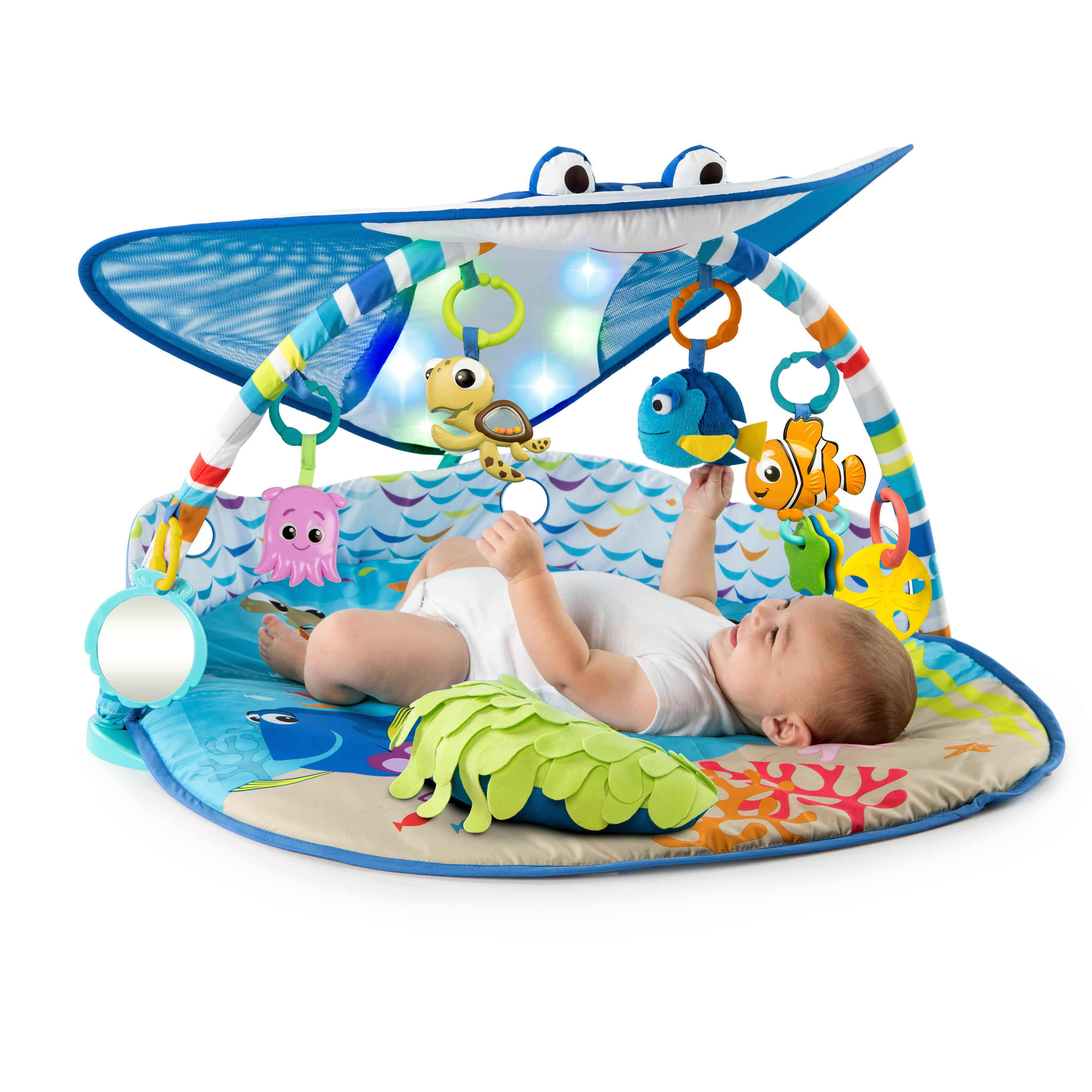 Disney Baby Mr. Ray Ocean Lights Activity Gym เพลยิมของเล่นเด็กแรกเกิด