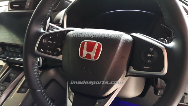 Logo H Type R สปอร์ตหน้า หลัง และพวงมาลัย (ดำ/แดง/ดำ-แดง)
