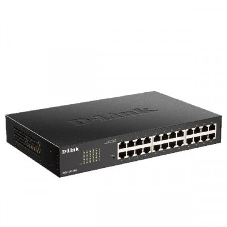 D-Link DGS-1100-24V2 24-Port L2 Gigabit Smart Managed Switch, Rack-mount Metal Case