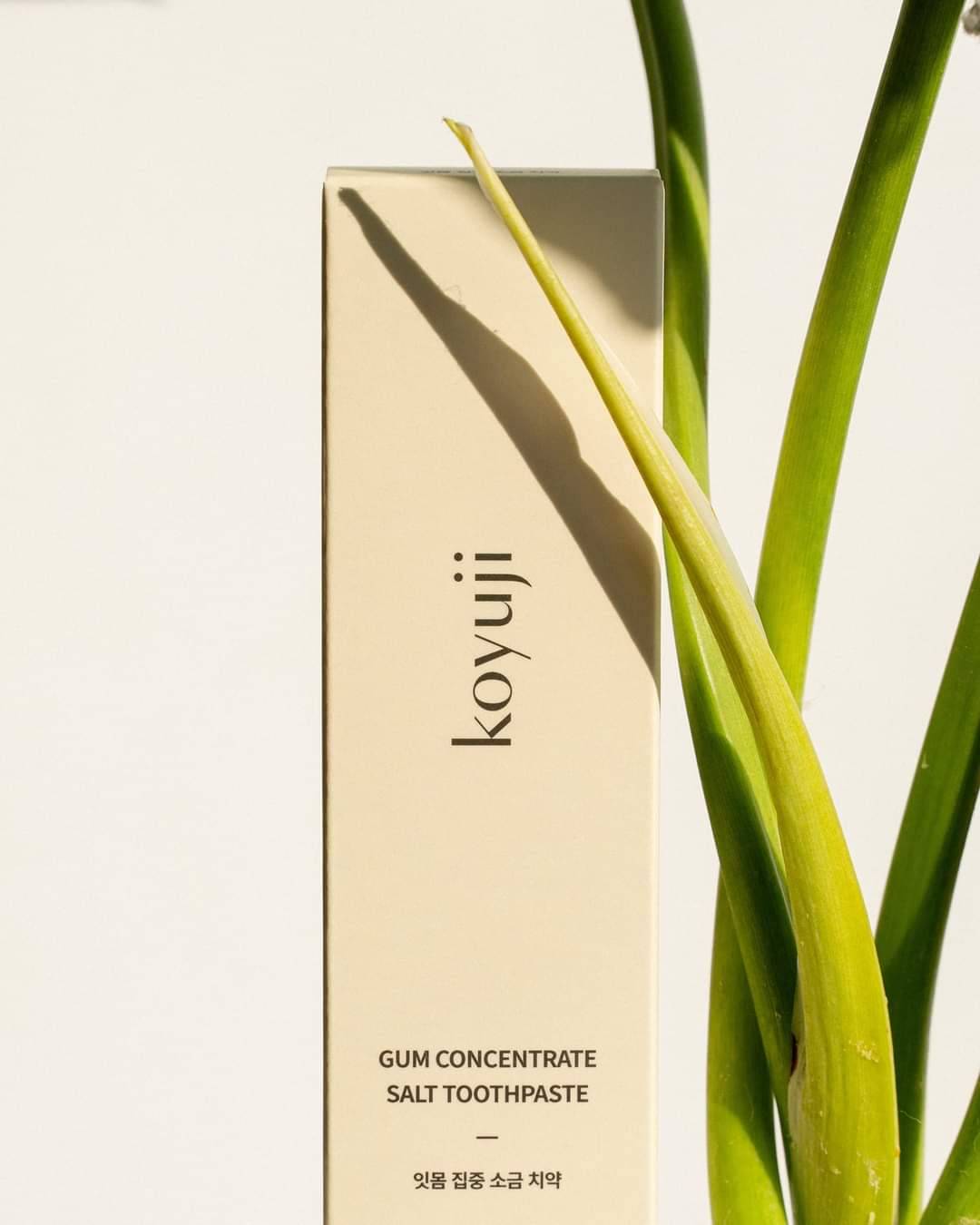 ยาสีฟันเกาหลี Vegan สูตรเกลือผสมมิ้นต์ ยี่ห้อ KOYUJI