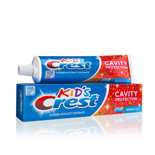 ยาสีฟันเด็ก Crest Kid's Cavity Protection Toothpaste ,Sparkle Fun ขนาด 4.6 Oz / 130 g.